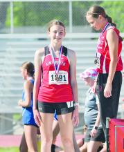 Ainsworth eighth-grader, Reagan Moody, competed in the 1600 meter run and 800 meter run at the Nebraska Championship Meet held in Gothenburg on May 17.