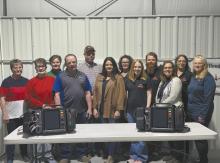 Several members of the Brown County Ambulance Service attended the defibrillator training.