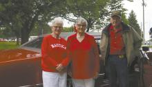 (L-R): Cheryl (Bretz) Arrowsmith, Beverly (Quinn) Gallaway and Merlin Hambleton