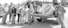 The Lions Club picked up over 10 bags of trash during its spring Highway 20 cleanup on April 19.