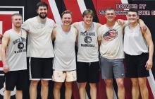 The winning team this season consisted of (Left - Right); Nathan Kreickmeier, Brent Troya, Team Captain Nick Martin, Luke Brocksmith, Colton Munger, and Ryan Painter. The team went undefeated to win the tournament.