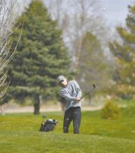 Senior Jhett Hollenbeck placed fifth at the O’Neill High School Boys Golf Invitational, carding a 79.