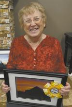 Carol Woods “Sunset at the Farm” Viewers Choice Award