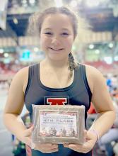 Adeline Hladky Takes 4th Place at NE USA State Wrestling