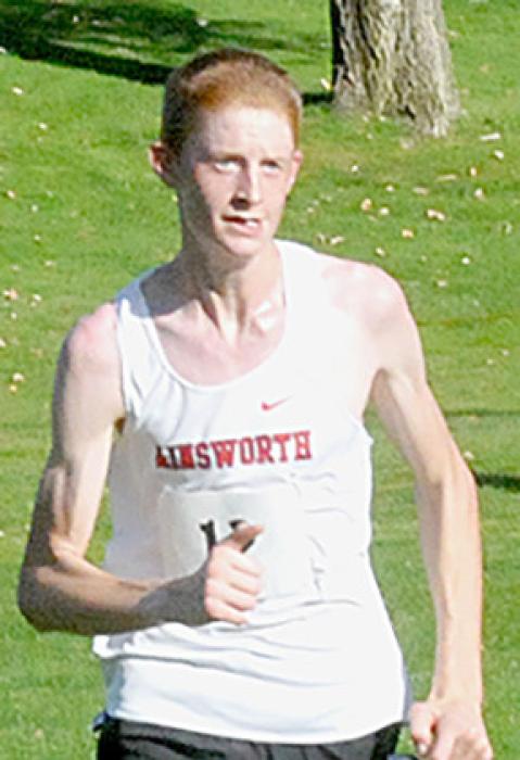 Kaden Seidel ran to 45th place at West Holt.