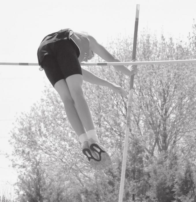 Ben Barrow vaulted 11’, a personal record by 1’6”, and took home a third place medal in the Boys Varsity Pole Vault.