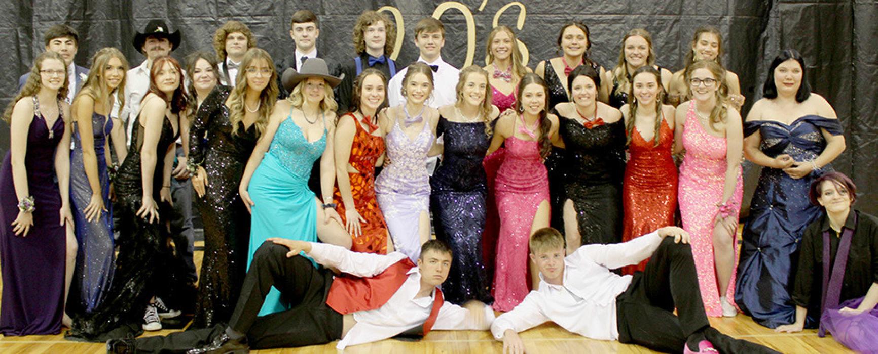 The AHS juniors hosted the prom theme, “The Roaring 20’s” this year. After a week of decorating the Community Center, they were ready to put on their dancing shoes.