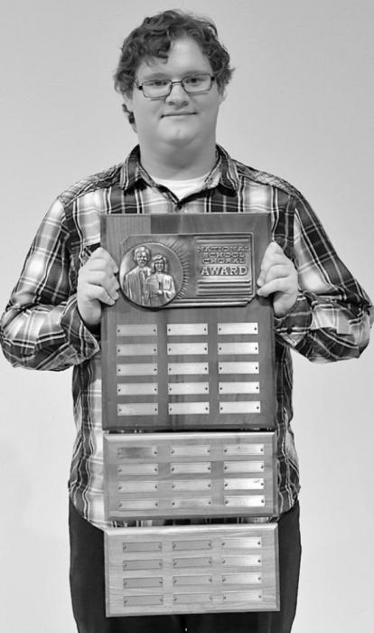 The National Choral Award was presented to Senior Seth Anderson.