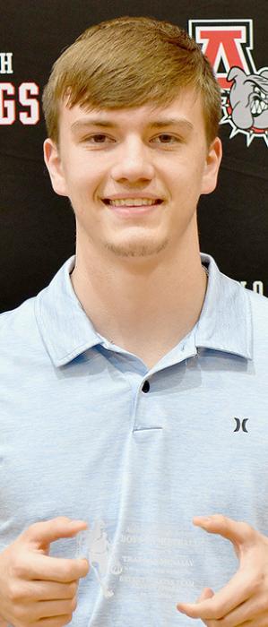 Traegan McNally was presented the Bryent Wilkins Team Player Award.