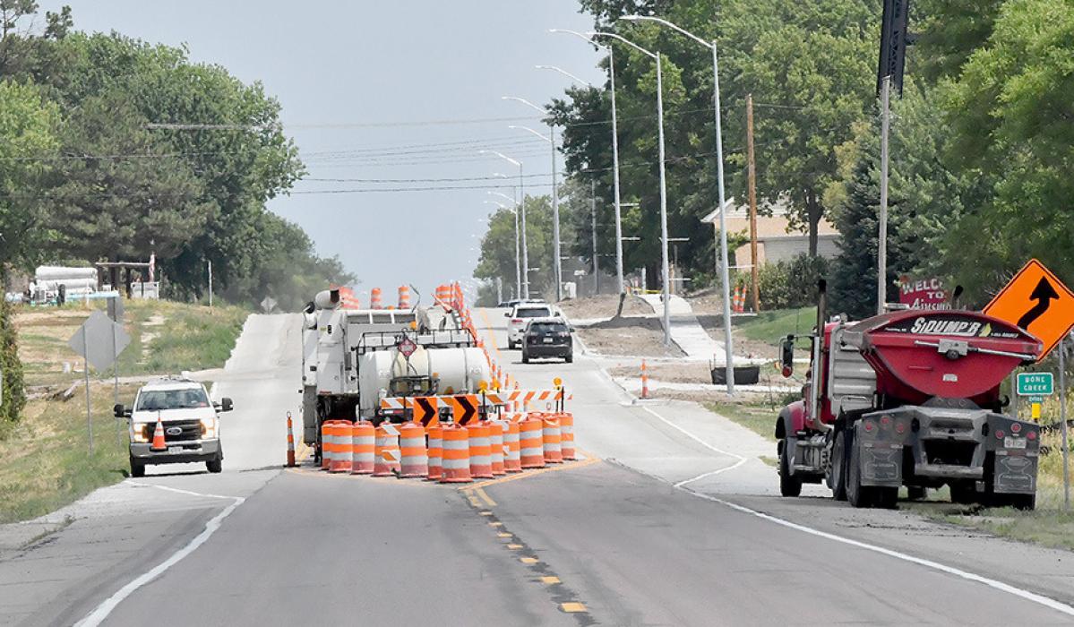 South Lane of Highway 20 Through  Ainsworth Opened for Use