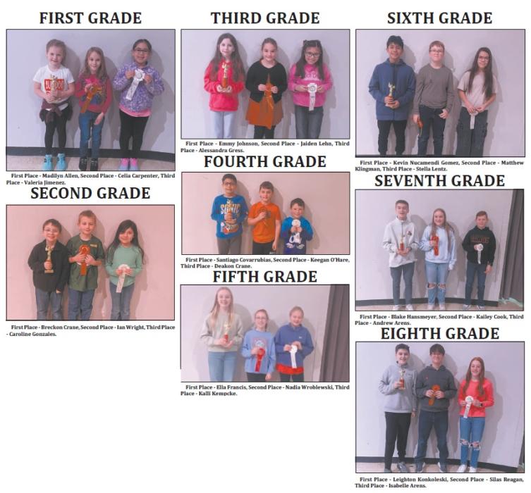 SPELLING BEE RESULTS