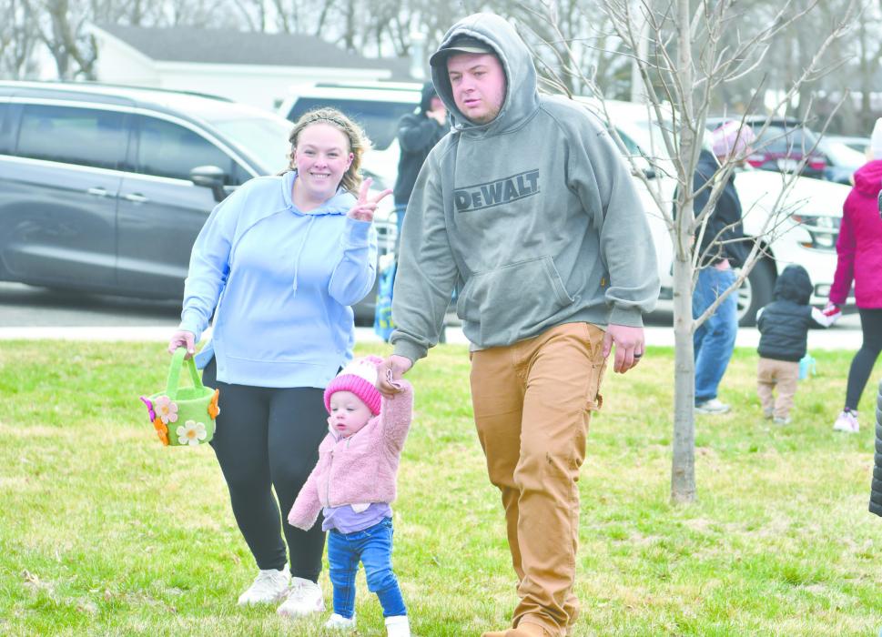 Hayley and Henry Beel took their daughter, Briar, to the egg hunt hosted by the Sandhills Care Center. The Care Center’s egg hunt featured a visit from the Easter Bunny and several local vendors selling their goods.