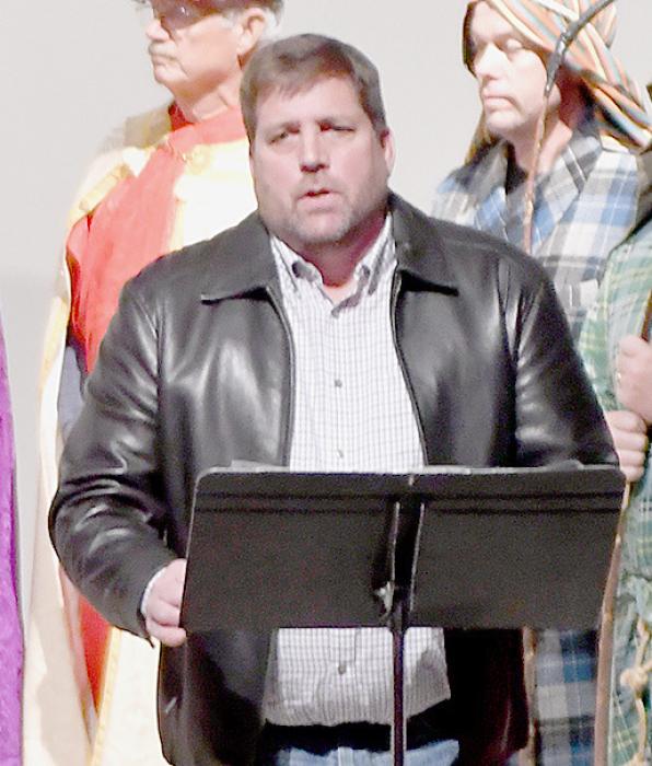 Jason Nelson sang “O Holy Night”.