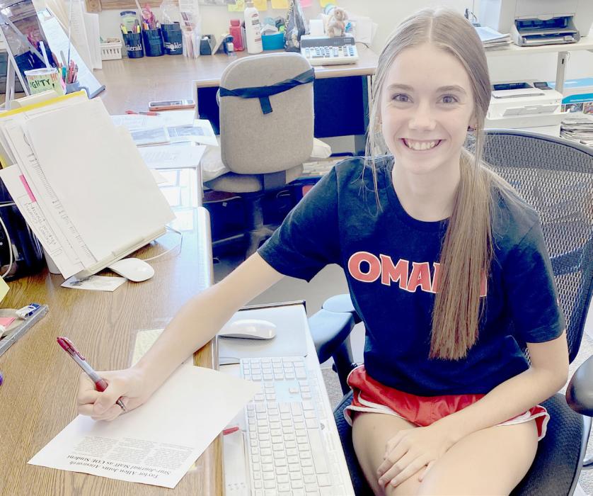 Taylor Allen Joins Ainsworth Star-Journal Staff as COE Student