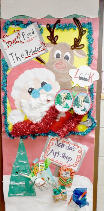 Tied for Second Place Jennifer Beel’s 5th Grade Elementary Art Room