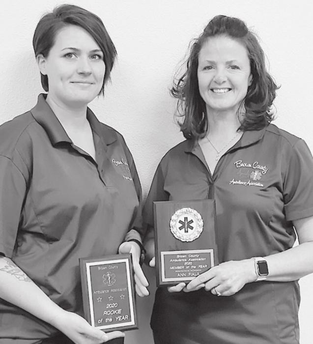 Brown County Ambulance Association Receives Donation and Recognizes Members During Appreciation Night