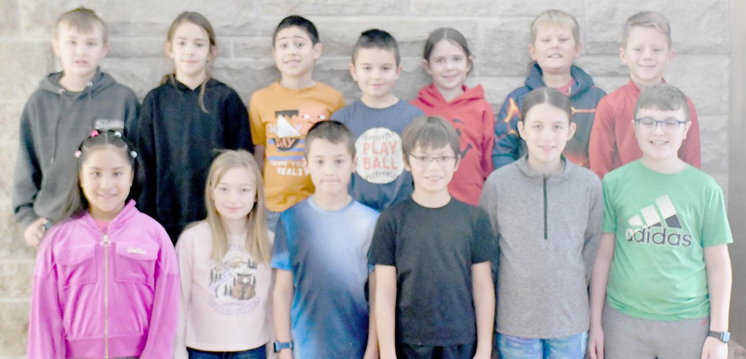 Sarah Carpenters third grade students share with us what their best gift is they have ever received. Her students are (Front Row - Left to right): Lorena Herberth Perez, Mallory Porter, Blake Sedlacek, Lathan Palmer, Sutton Owen and Easton Lammers; (Back Row - Left to Right): Cord Marbry, Iris Lentz, Abraham Jimenez, Briggs Hladky, Rowan Alberts, Calin Goochey and Landon Arens. Not pictured is Carolos Sanchez.