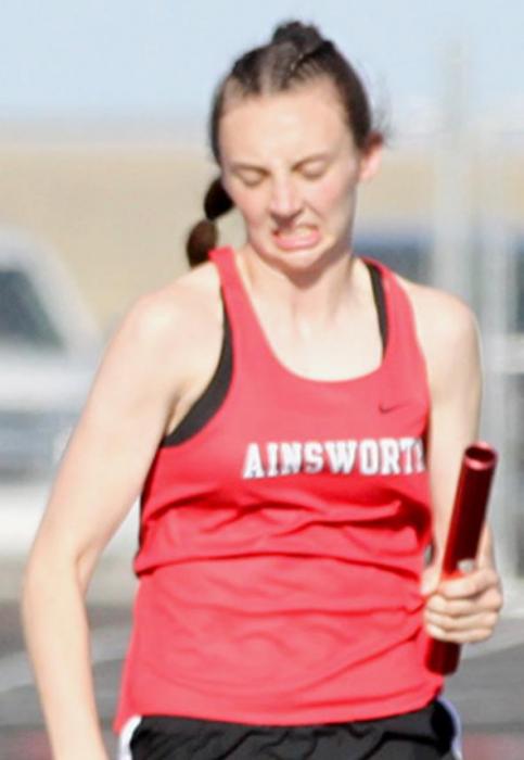 Cameryn Goochey was a leg of the girls 4x100 Relay team that took second place with a time of 52.92.