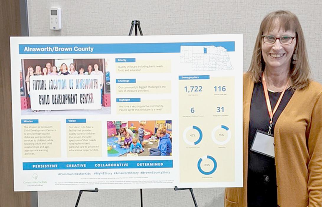 Attending the Thriving Children Conference in person was Marsha Fuchs, representing the Ainsworth Communities for Kids (C4K) and The Ainsworth Child Development Center.