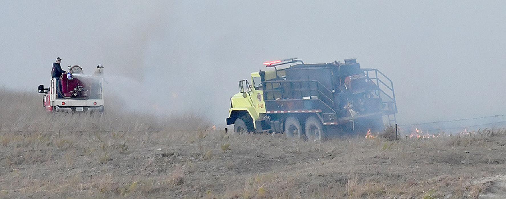 Area Fire Departments Respond to Fire South of Long Pine