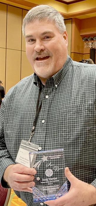 Problem Solving Court Coordinator Doug Stanton Receives Award