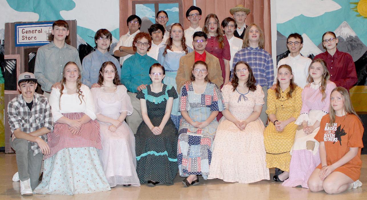 Ainsworth High School Music Department Presented “Seven Brides for Seven Brothers”