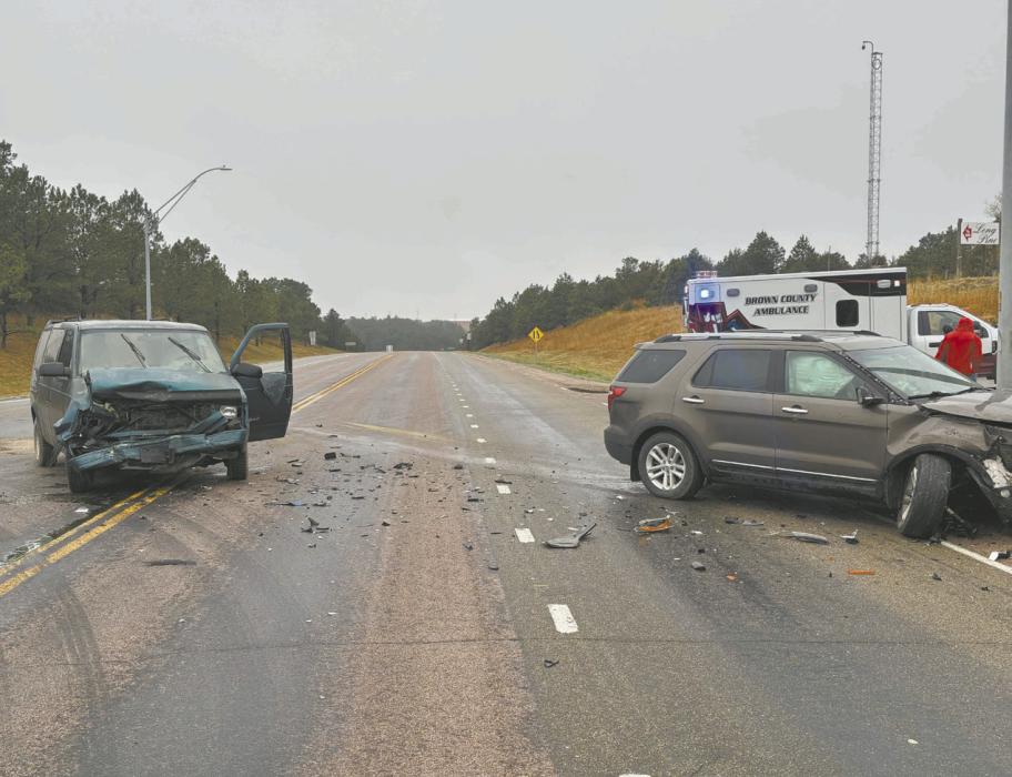 An accident involving two SUVs occurred near the 9A Spur in the Long Pine hills on Sunday morning, April 26. The area was experiencing heavy fog during the accident. Brown County Ambulance Association, sherriff’s office, and fire departments were on scene.