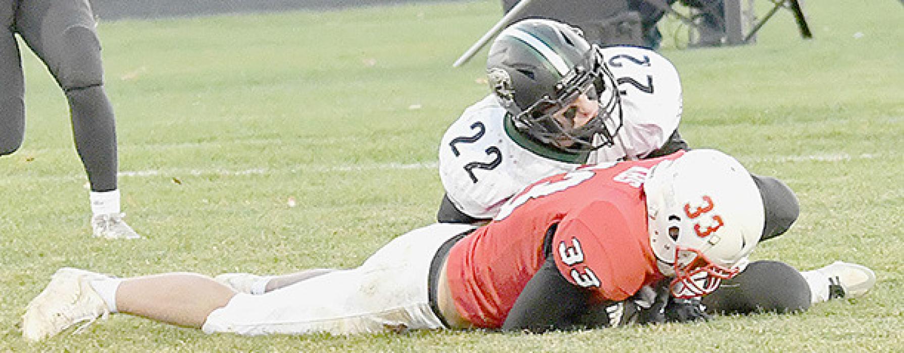 Aiden Jackman not only blocked a Howells-Dodge punt, but recovered the ball in the Jaguars end zone for Ainsworth’s second touchdown.