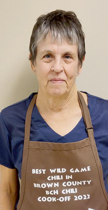 Geri Johnson of Johnstown won the prize for best tasting Wild Game Chili.
