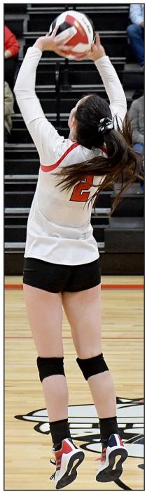 Summer Richardson set the school record for most career assists during her high school career with 1,135.