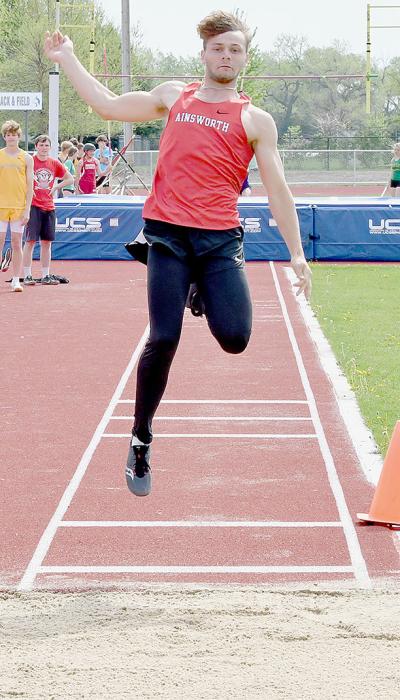 Owen Blumenstock makes his first trip the State Track Meet. Blumenstock will be competing in the Boys Long Jump and the 4x100 Meter Relay for Ainsworth.