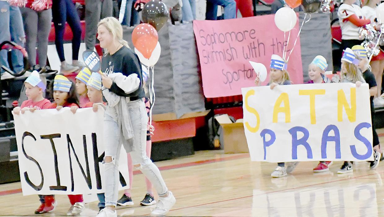 Rain, Wind and Cool Temperatures Moved AHS Homecoming Parade and Pep Rally Indoors