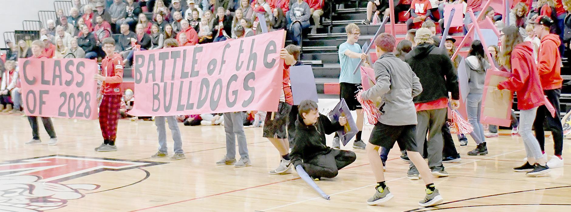 Rain, Wind and Cool Temperatures Moved AHS Homecoming Parade and Pep Rally Indoors
