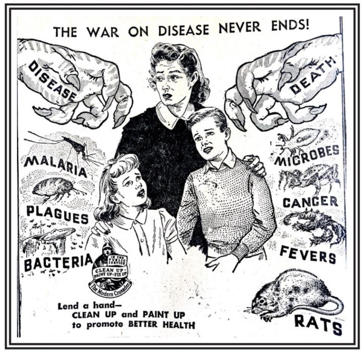 This advertisement was published in the May 1, 1947 edition of the Ainsworth Star-Journal as part of the ongoing citywide Clean Up, Paint Up, Fix Up Campaign.