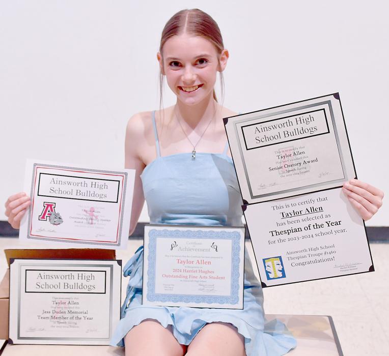 Taylor Allen Announced as the 45th Annual Harriet Hughes Outstanding Fine Arts Student