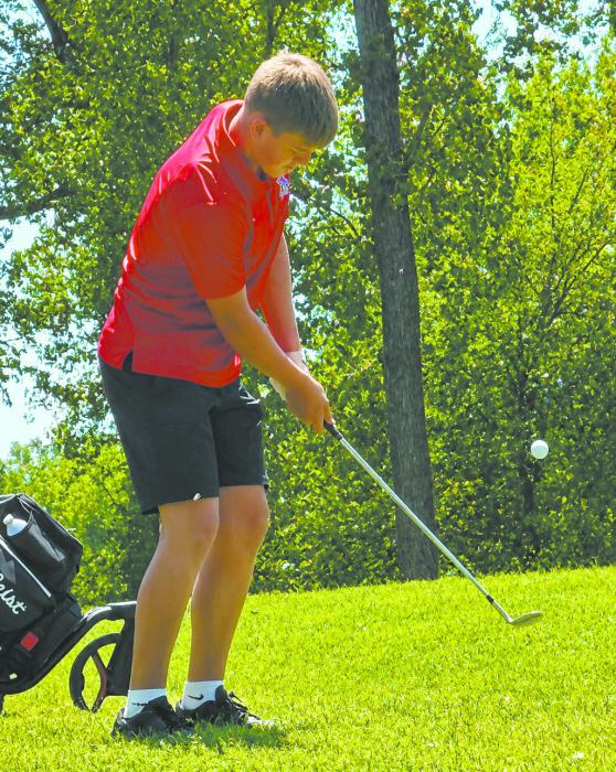 Ainsworth sophomore Jaxon Rucker competed at his second NSAA Class D Golf Meet on May 27 and 28.