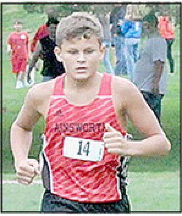 Zaine Evans placed third Ainsworth Middle School with a time of 7:37.63.
