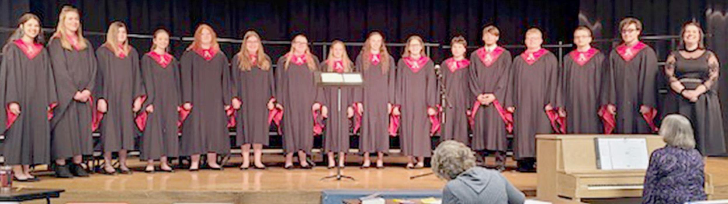 Ainsworth Community Schools Music Department Performs Well at District Music Contest