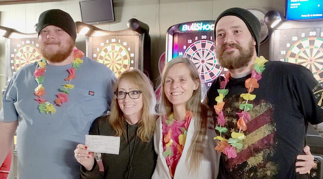 1st Place in the B Division was Aiden Coutts, Cheri Coutts, Kay Anderson and Cory Coutts.
