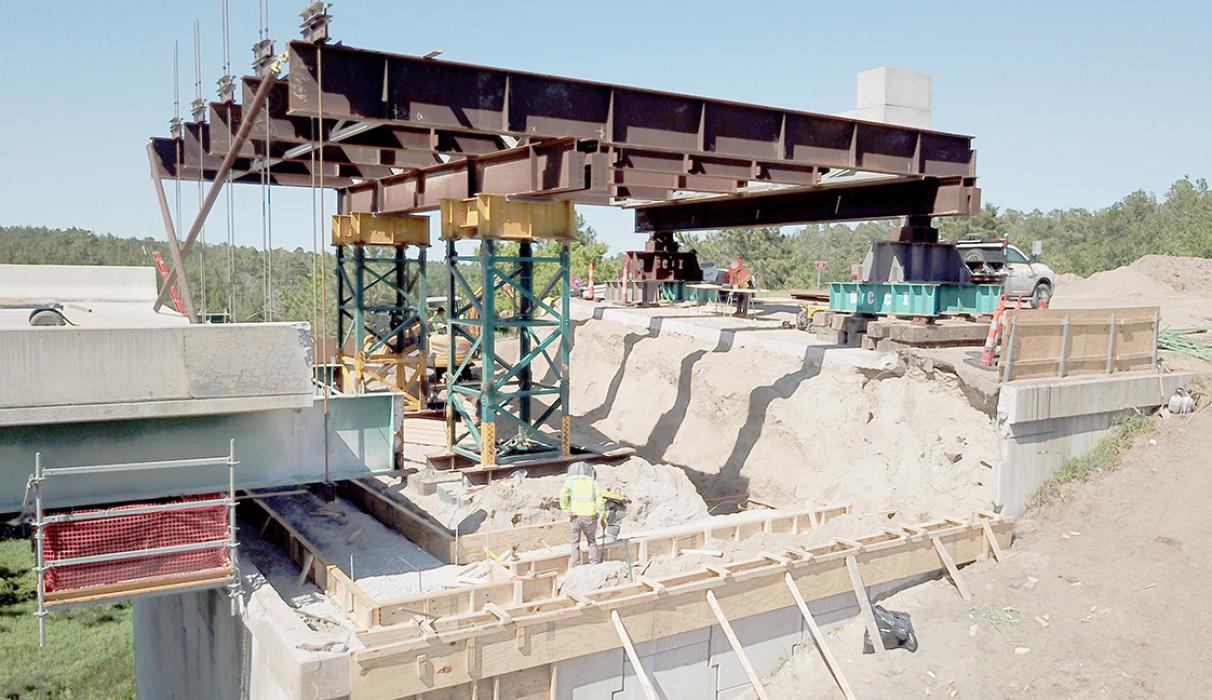 Long Pine Bridge Project Well Underway and Ahead of Schedule