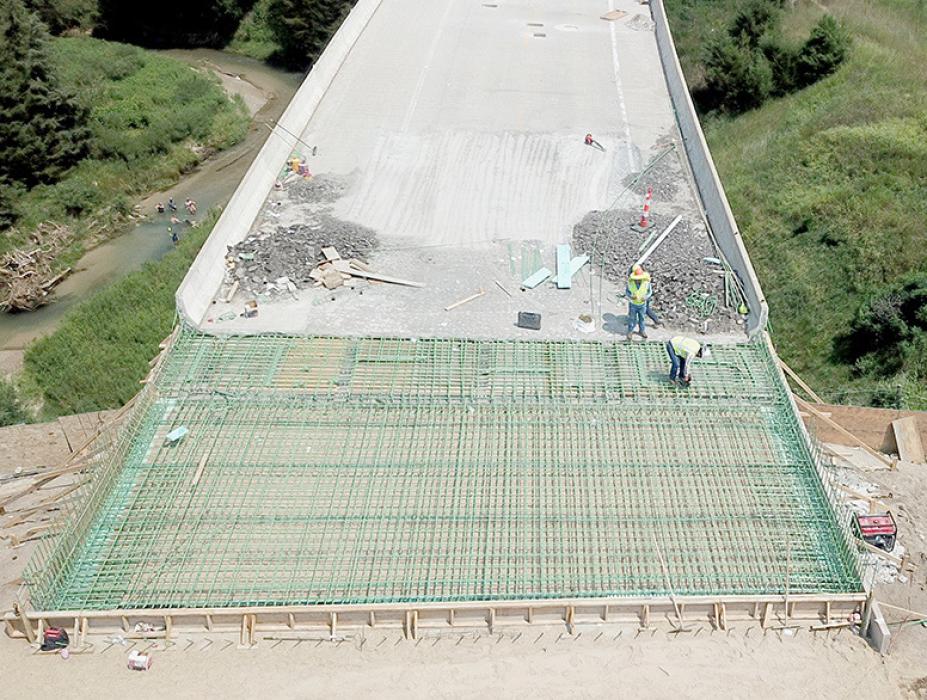 Long Pine Bridge Project Well Underway and Ahead of Schedule