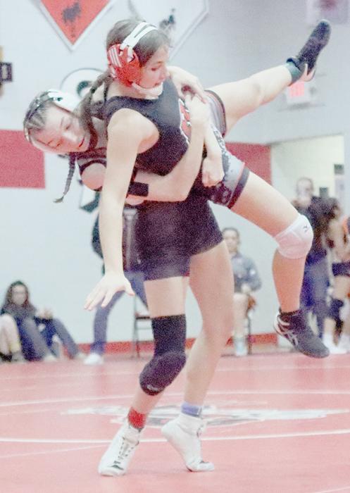 Jolyn Pozehl wrestled to first place in the West Holt Invitational and the Sandhills Valley Invitational.