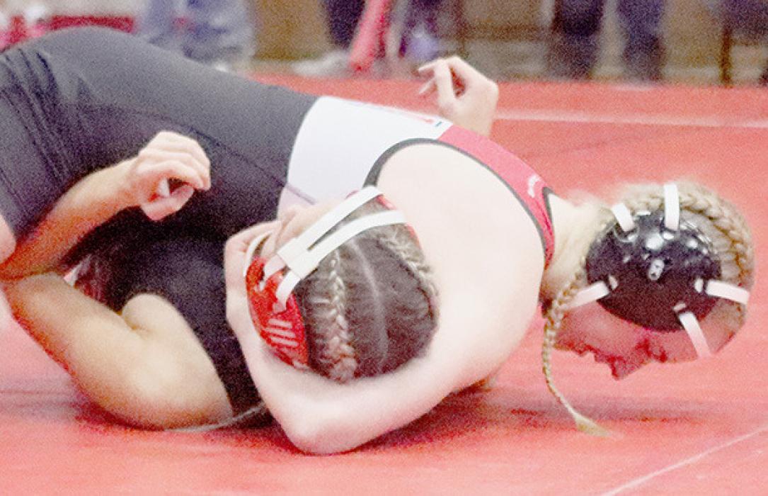 Nelly Hoch placed fourth in the 120 lb. weight class in both the West Holt Invitational and Sandhills Valley Invite.