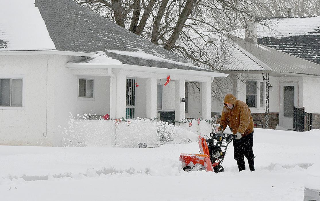 A winter storm that started on Saturday, December 23rd and lasted into Tuesday, December 26th disrupted many Christmas plans from travel, to church and many other family traditions. The area received up to 10 inches of snow blown by strong winds causing road closures and a lot of postponements and closures of businesses and events Sunday, Monday and Tuesday.