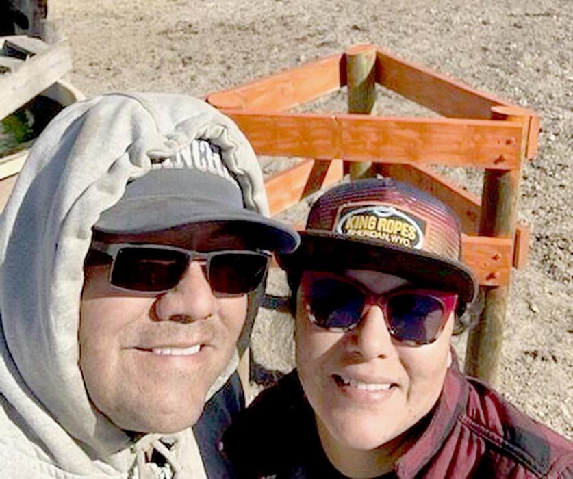 Shifting his ranch operation to bison has been a longtime dream of Wayne Frederick and his wife, Alexandra Romero-Frederick. Courtesy of Wayne Frederick