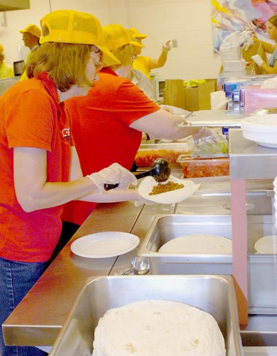 Ainsworth Community Schools Facility Used as a Red Cross Station During Fire Disaster