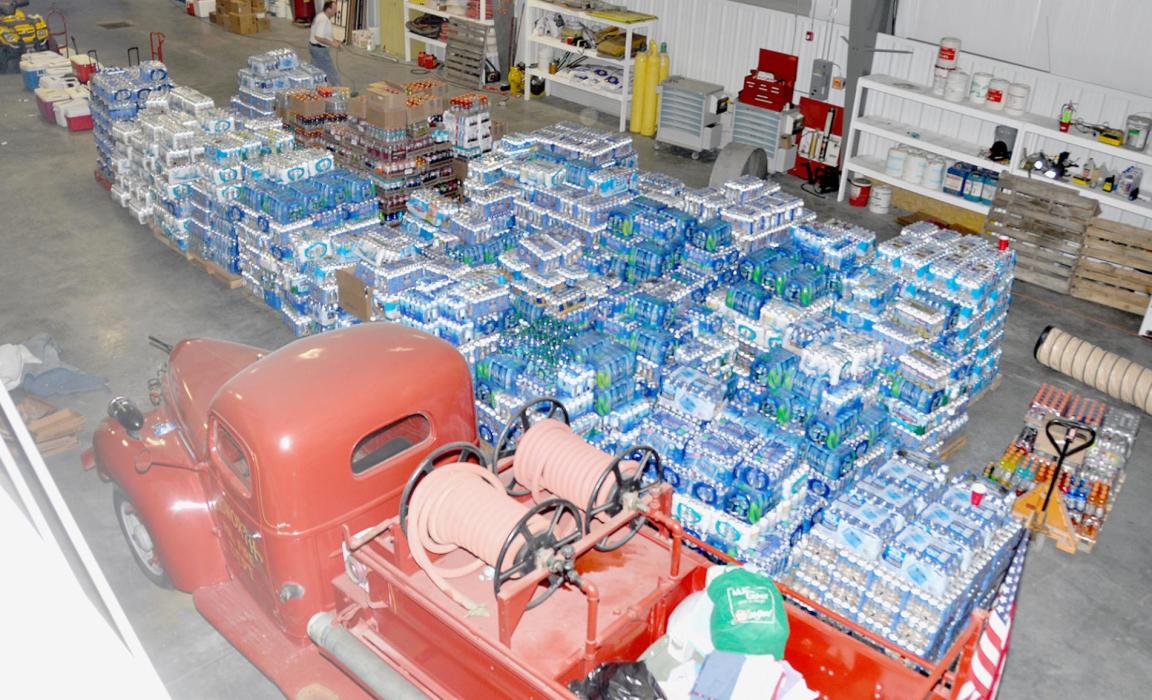 Ainsworth Community Schools Facility Used as a Red Cross Station During Fire Disaster