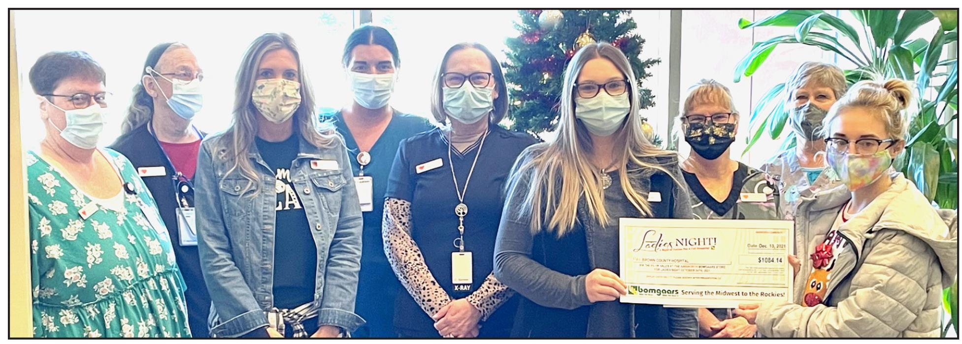 Bomgaars Donates to Brown County Hospital