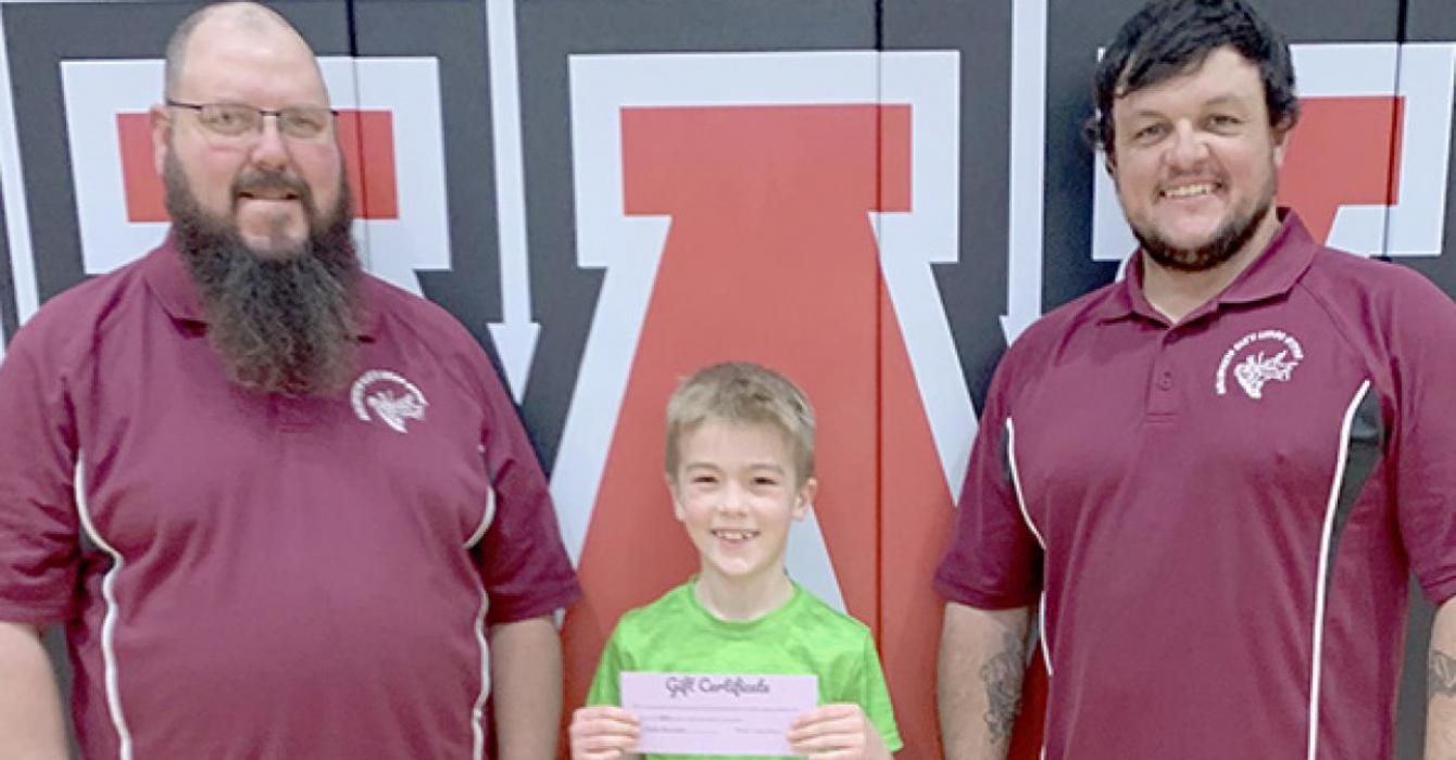 The Boys 8-9 Year Old Division was won by Blake Hansmeyer.