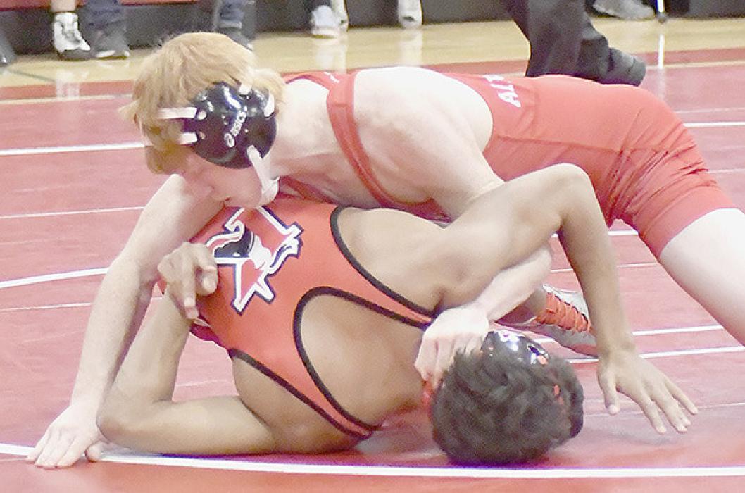 Sam Titus lost to Issac Barclay of Homer in the Consolation Round 2 during District Competition.